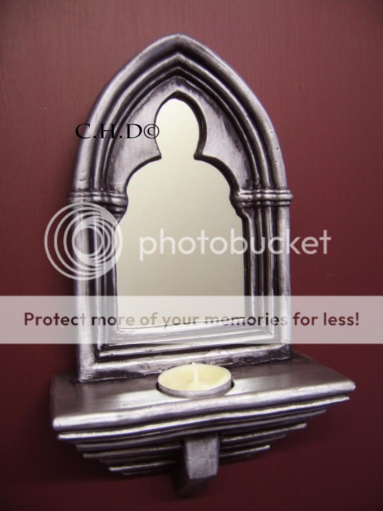 Gothic arched church candle sconce tea light mirror eBay